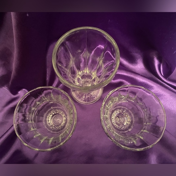 3/Set of Ice Cream/Sundae Libbey Glassware - Picture 2 of 6